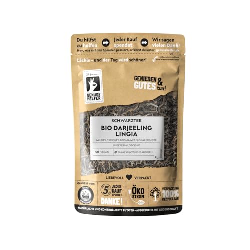 Bremer Gewürzhandel Darjeeling Lingia BIO, lose, feine Süße mit intensivem Aroma, für entspannte Momente, 3 x 100g von Bremer-Gewürzhandel Genuss leben.