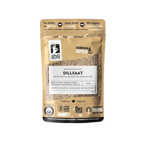 Bremer Gewürzhandel Dillsaat, ganz, Dillsamen zum Kochen und Backen, 100g Bremer Gewürzhandel Dillsaat, ganz, Dillsamen zum Kochen und Backen, 100g von Bremer-Gewürzhandel Genuss leben.