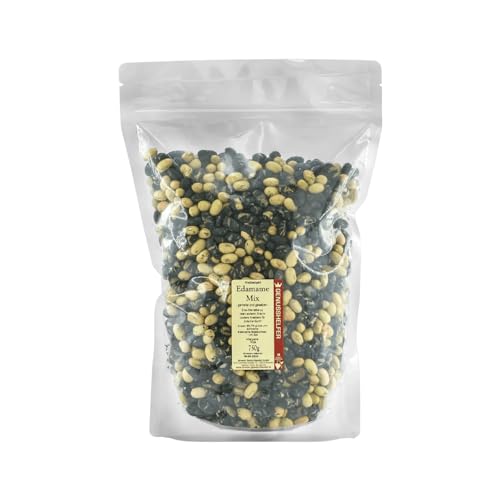 Bremer Gewürzhandel Edamame-Mix, geröstet & gesalzen, schwarze und grüne Sojabohnen, 750g Bremer Gewürzhandel Edamame-Mix, geröstet & gesalzen, schwarze und grüne Sojabohnen, 750g von Bremer-Gewürzhandel Genuss leben.