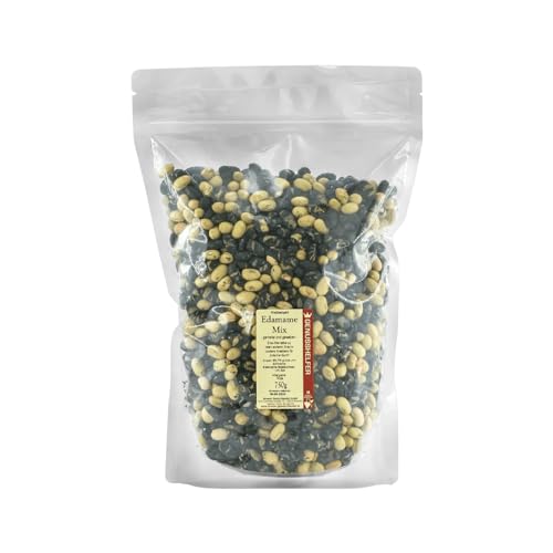 Bremer Gewürzhandel Edamame-Mix, geröstet & gesalzen, schwarze und grüne Sojabohnen, 750g von Bremer-Gewürzhandel Genuss leben.