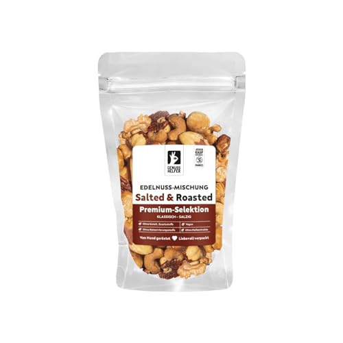Bremer Gewürzhandel Edelnuss Mischung, geröstet & gesalzen, Nussmischung aus 7 edlen Nusssorten, 3 x 200g Bremer Gewürzhandel Edelnuss Mischung, geröstet & gesalzen, Nussmischung aus 7 edlen Nusssorten, 3 x 200g von Bremer-Gewürzhandel Genuss leben.