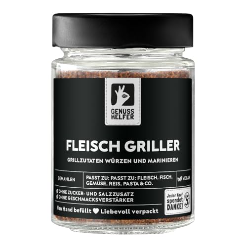 Bremer Gewürzhandel Fleischgriller Gewürz, gemahlen, Grill Gewürz, ideal zu Fleisch & als BBQ-Rub, 80g im Glas von Bremer-Gewürzhandel Genuss leben.