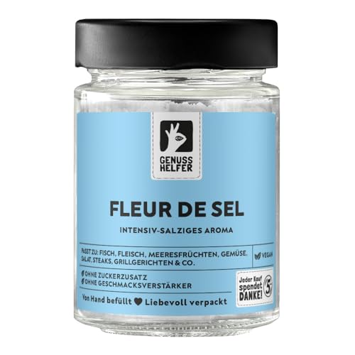 Bremer Gewürzhandel Fleur de Sel, leckere Salzflocken für die Gourmet-Küche, 140g im Glas von Bremer-Gewürzhandel Genuss leben.