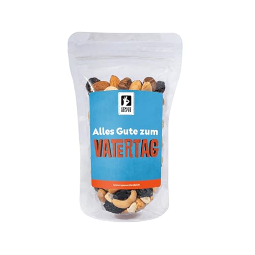 Bremer Gewürzhandel GeNUSSmischung Alles Gute zum Vatertag, Nussmix, Studentenfutter mit Spruch, 175g Bremer Gewürzhandel GeNUSSmischung Alles Gute zum Vatertag, Nussmix, Studentenfutter mit Spruch, 175g von Bremer-Gewürzhandel Genuss leben.