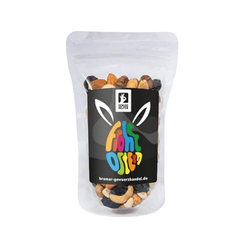 Bremer Gewürzhandel GeNUSSmischung Frohe Ostern, Nussmix, Studentenfutter mit Spruch, 175g Bremer Gewürzhandel GeNUSSmischung Frohe Ostern, Nussmix, Studentenfutter mit Spruch, 175g von Bremer-Gewürzhandel Genuss leben.