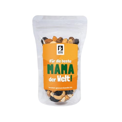 Bremer Gewürzhandel GeNUSSmischung Für die beste Mama der Welt, Nussmix, Studentenfutter mit Spruch, zum Muttertag, 175g Bremer Gewürzhandel GeNUSSmischung Für die beste Mama der Welt, Nussmix, Studentenfutter mit Spruch, zum Muttertag, 175g von Bremer-Gewürzhandel Genuss leben.