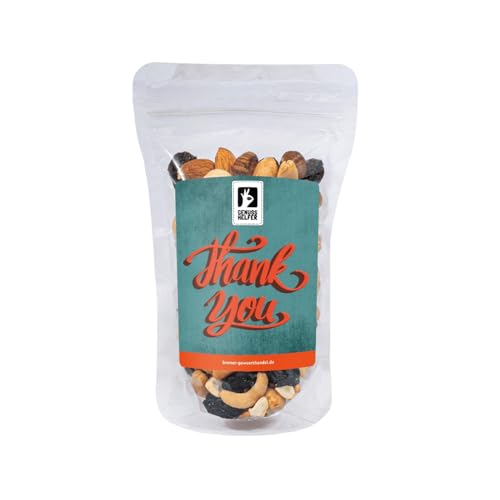 Bremer Gewürzhandel GeNUSSmischung Thank you, Nussmix, Studentenfutter mit Spruch, 175g Bremer Gewürzhandel GeNUSSmischung Thank you, Nussmix, Studentenfutter mit Spruch, 175g von Bremer-Gewürzhandel Genuss leben.