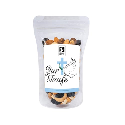 Bremer Gewürzhandel GeNUSSmischung Zur Taufe, blau, Nussmix, Studentenfutter mit Spruch, 175g Bremer Gewürzhandel GeNUSSmischung Zur Taufe, blau, Nussmix, Studentenfutter mit Spruch, 175g von Bremer-Gewürzhandel Genuss leben.