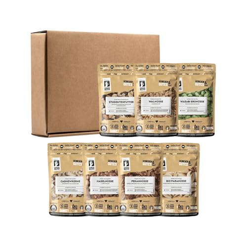 Bremer Gewürzhandel Genuss-Box geNUSS Vielfalt, Nussbox, 7-tlg., Nüsse Box, Nuss Set, Geschenkset, 1230g Bremer Gewürzhandel Genuss-Box geNUSS Vielfalt, Nussbox, 7-tlg., Nüsse Box, Nuss Set, Geschenkset, 1230g von Bremer-Gewürzhandel Genuss leben.