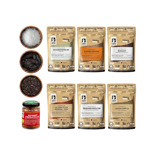 Bremer Gewürzhandel Genuss-Set Abenteuer Box, 10-tlg., exotische Gewürze, Gewürze Set, Geschenkset, 485g Bremer Gewürzhandel Genuss-Set Abenteuer Box, 10-tlg., exotische Gewürze, Gewürze Set, Geschenkset, 485g von Bremer-Gewürzhandel Genuss leben.