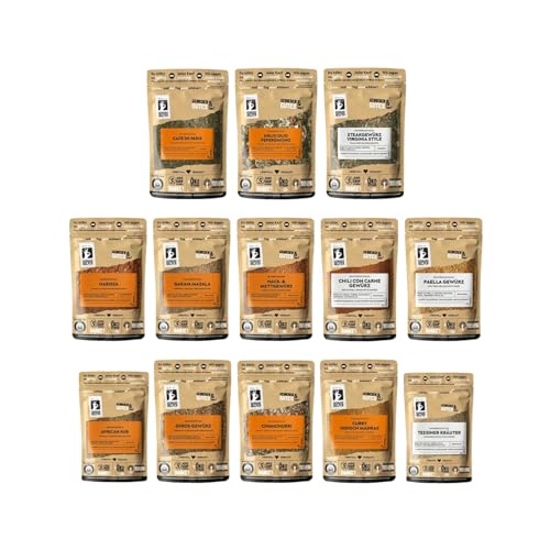 Bremer Gewürzhandel Genuss-Set Weltreise, 13-tlg., Gewürzset mit Gewürzen aus aller Welt, Geschenkbox Gewürze, 1110g Bremer Gewürzhandel Genuss-Set Weltreise, 13-tlg., Gewürzset mit Gewürzen aus aller Welt, Geschenkbox Gewürze, 1110g von Bremer-Gewürzhandel Genuss leben.