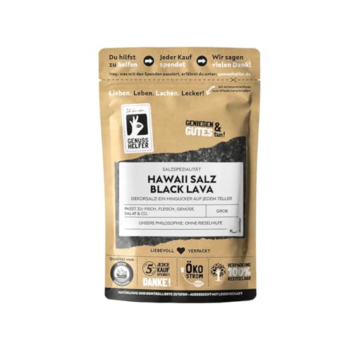 Bremer Gewürzhandel Hawaii Meersalz Black Lava, grob, schwarzes Salz aus Hawaii, Dekosalz, 3 x 100g von Bremer-Gewürzhandel Genuss leben.