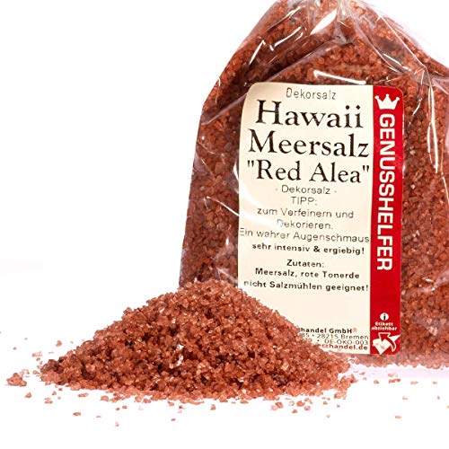 Bremer Gewürzhandel Hawaii Meersalz Red Alea, grob, Lava Salz aus Hawaii, rotes Meersalz zum Dekorieren, 100g von Bremer-Gewürzhandel Genuss leben.