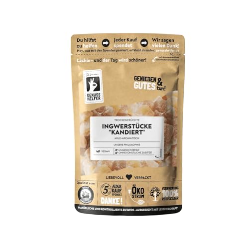 Bremer Gewürzhandel Ingwerstücke, kandiert, mild im Geschmack, leckerer Snack, 3 x 200g Bremer Gewürzhandel Ingwerstücke, kandiert, mild im Geschmack, leckerer Snack, 3 x 200g von Bremer-Gewürzhandel Genuss leben.