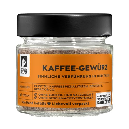 Bremer Gewürzhandel Kaffeegewürz, gemahlen, leckeres orientalisches Aroma, für intensiven Kaffee- und Kakaogeschmack, 40g im Glas von Bremer-Gewürzhandel Genuss leben.