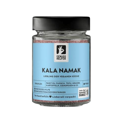 Bremer Gewürzhandel Kala Namak Salz, gemahlen, schwarzes Salz ideal für veganes Ei, 145g im Glas Bremer Gewürzhandel Kala Namak Salz, gemahlen, schwarzes Salz ideal für veganes Ei, 145g im Glas von Bremer-Gewürzhandel Genuss leben.