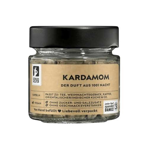 Bremer Gewürzhandel Kardamom Kapseln, grün, ideal zum Backen, Kochen oder für Tee, 35g im Glas Bremer Gewürzhandel Kardamom Kapseln, grün, ideal zum Backen, Kochen oder für Tee, 35g im Glas von Bremer-Gewürzhandel Genuss leben.