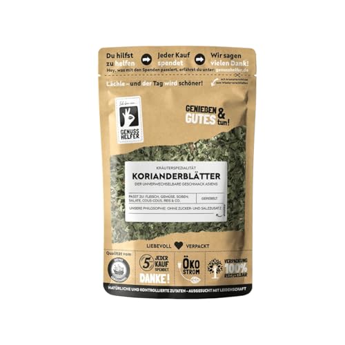 Bremer Gewürzhandel Korianderblätter, gerebelt, getrocknete Korianderblätter zum Kochen, 3 x 40g von Bremer-Gewürzhandel Genuss leben.