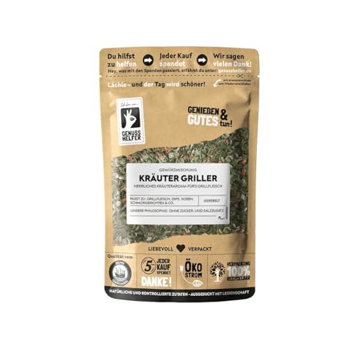 Bremer Gewürzhandel Kräuter Griller Gewürzmischung, gerebelt, zum Würzen und Marinieren von Grillfleisch, ideal für Dips und Saucen, 3 x 100g von Bremer-Gewürzhandel Genuss leben.