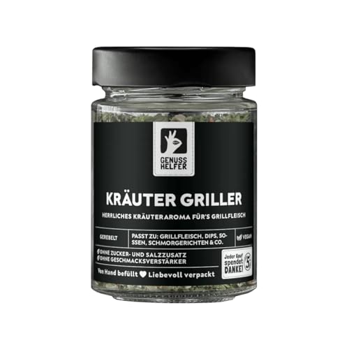 Bremer Gewürzhandel Kräuter Griller Gewürzmischung, gerebelt, zum Würzen und Marinieren von Grillfleisch, ideal für Dips und Saucen, 60g im Glas Bremer Gewürzhandel Kräuter Griller Gewürzmischung, gerebelt, zum Würzen und Marinieren von Grillfleisch, ideal für Dips und Saucen, 60g im Glas von Bremer-Gewürzhandel Genuss leben.