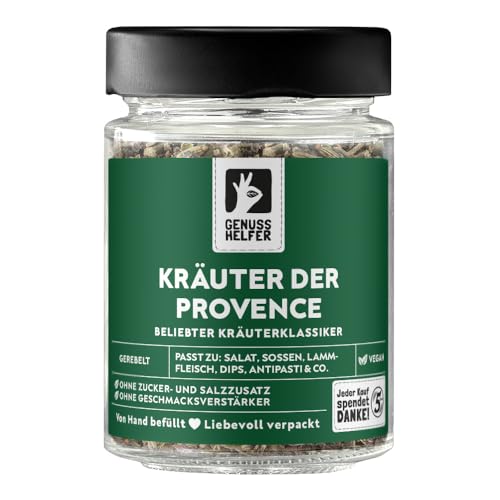 Bremer Gewürzhandel Kräuter de Provence Gewürzmischung, gerebelt, für klassische französische Gerichte und würzige Dips, 35g im Glas von Bremer-Gewürzhandel Genuss leben.