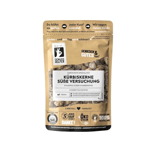Bremer Gewürzhandel Kürbiskerne Süße Versuchung, süß geröstet, vegan, eigene Herstellung, knusprig-süßer Knabberspaß, 100g Bremer Gewürzhandel Kürbiskerne Süße Versuchung, süß geröstet, vegan, eigene Herstellung, knusprig-süßer Knabberspaß, 100g von Bremer-Gewürzhandel Genuss leben.