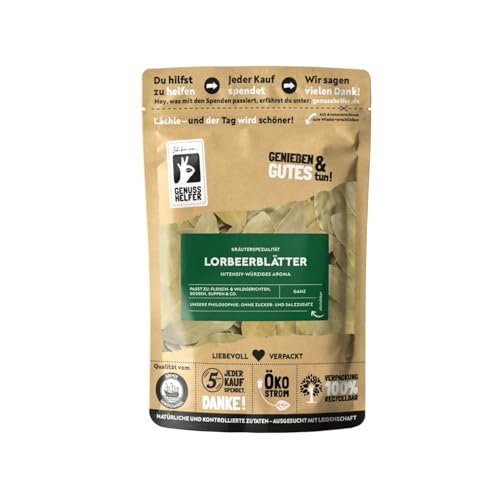 Bremer Gewürzhandel Lorbeerblätter, ganz und getrocknet, Lorbeer zum Kochen und Backen, 10 x 15g Bremer Gewürzhandel Lorbeerblätter, ganz und getrocknet, Lorbeer zum Kochen und Backen, 10 x 15g von Bremer-Gewürzhandel Genuss leben.