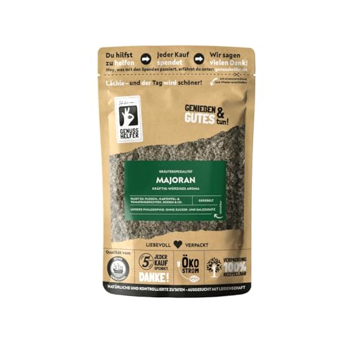 Bremer Gewürzhandel Majoran, gerebelt, klassisches Wurstgewürz, ideal für Suppen und Eintöpfe, 3 x 30g Bremer Gewürzhandel Majoran, gerebelt, klassisches Wurstgewürz, ideal für Suppen und Eintöpfe, 3 x 30g von Bremer-Gewürzhandel Genuss leben.