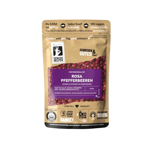 Bremer Gewürzhandel Pfeffer rot, ganz, Pfefferbeere rosa, leicht pikant, hervorragend für Salate und Gemüse, 3 x 50g Bremer Gewürzhandel Pfeffer rot, ganz, Pfefferbeere rosa, leicht pikant, hervorragend für Salate und Gemüse, 3 x 50g von Bremer-Gewürzhandel Genuss leben.