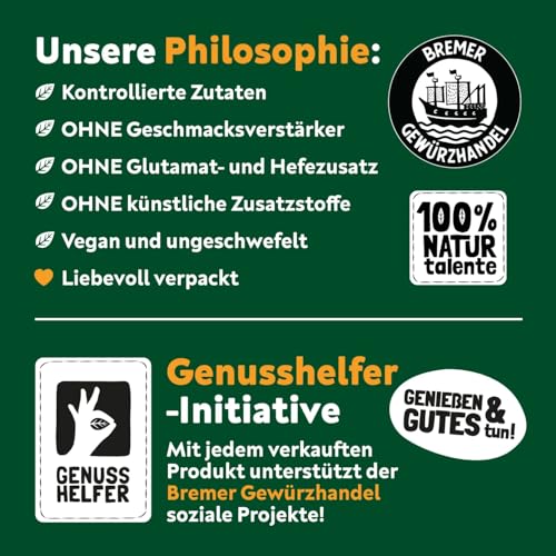 Bremer Gewürzhandel Pfefferkuchen, Gewürzmischung zum Backen ohne Zusatzstoffe, 3 x 50g Bremer Gewürzhandel Pfefferkuchen, Gewürzmischung zum Backen ohne Zusatzstoffe, 3 x 50g von Bremer-Gewürzhandel Genuss leben.