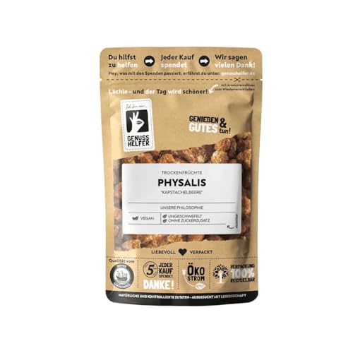 Bremer Gewürzhandel Physalis, getrocknet, ganz, Trockenfrüchte ohne Zuckerzusatz & ungeschwefelt, 150g Bremer Gewürzhandel Physalis, getrocknet, ganz, Trockenfrüchte ohne Zuckerzusatz & ungeschwefelt, 150g von Bremer-Gewürzhandel Genuss leben.