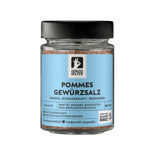 Bremer Gewürzhandel Pommessalz, Pommesgewürz mit Meersalz, auch ideal als Bratkartoffelgewürz, 130g im Glas Bremer Gewürzhandel Pommessalz, Pommesgewürz mit Meersalz, auch ideal als Bratkartoffelgewürz, 130g im Glas von Bremer-Gewürzhandel Genuss leben.