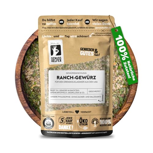 Bremer Gewürzhandel Ranch Gewürz, Gewürzmischung für Ranch Dressing & Ranch Sauce, 100g Bremer Gewürzhandel Ranch Gewürz, Gewürzmischung für Ranch Dressing & Ranch Sauce, 100g von Bremer-Gewürzhandel Genuss leben.