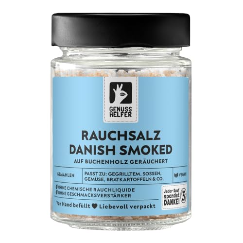 Bremer Gewürzhandel Rauchsalz Danish Smoked, dänisches Rauchsalz, Salz mit Raucharoma aus Dänemark, 180g im Glas von Bremer-Gewürzhandel Genuss leben.