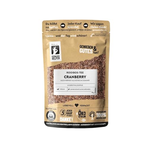 Bremer Gewürzhandel Rooibos-Tee Cranberry, lose, himmlisches fruchtiges Aroma, harmonischer Geschmack, frei von künstlichen Zusatzstoffen, 3 x 100g Bremer Gewürzhandel Rooibos-Tee Cranberry, lose, himmlisches fruchtiges Aroma, harmonischer Geschmack, frei von künstlichen Zusatzstoffen, 3 x 100g von Bremer-Gewürzhandel Genuss leben.