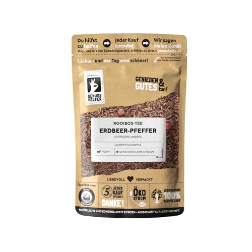 Bremer Gewürzhandel Rooibos-Tee Erdbeer und roter Pfeffer, lose, fruchtig-scharfes Teevergnügen, lecker aromatisch, ideal zum Entspannen, 3 x 100g von Bremer-Gewürzhandel Genuss leben.