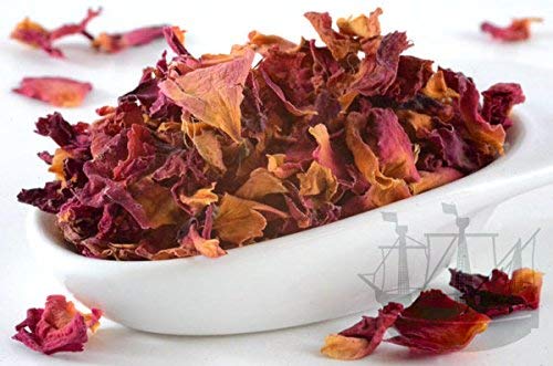 Bremer Gewürzhandel Roseblüten, grob, Rosenblätter getrocknet, essbare Blüten zum Dekorieren, ideal für Tee, 3 x 40g von Bremer-Gewürzhandel Genuss leben.