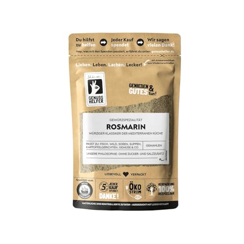 Bremer Gewürzhandel Rosmarin, gemahlen, getrockneter Rosmarin zum Kochen und Braten, ideal für Marinaden, 40g Bremer Gewürzhandel Rosmarin, gemahlen, getrockneter Rosmarin zum Kochen und Braten, ideal für Marinaden, 40g von Bremer-Gewürzhandel Genuss leben.