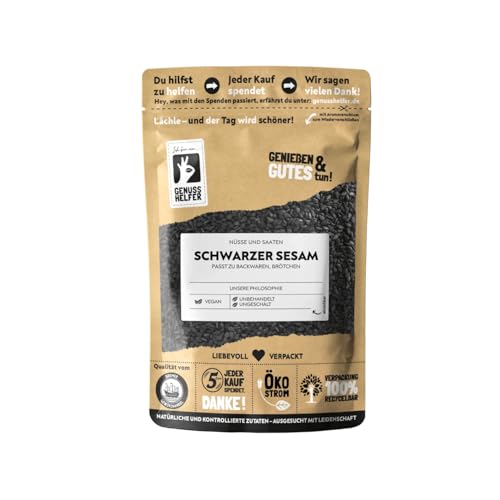 Bremer Gewürzhandel Schwarzer Sesam, naturbelassen, ungesalzen, Sesamsaat, Sesamkerne, Sesamsamen 250g Bremer Gewürzhandel Schwarzer Sesam, naturbelassen, ungesalzen, Sesamsaat, Sesamkerne, Sesamsamen 250g von Bremer-Gewürzhandel Genuss leben.