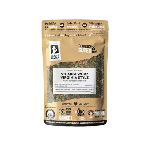 Bremer Gewürzhandel Steak Gewürz Virginia Style, Steakgewürzmischung, gerebelt, 3 x 75g Bremer Gewürzhandel Steak Gewürz Virginia Style, Steakgewürzmischung, gerebelt, 3 x 75g von Bremer-Gewürzhandel Genuss leben.