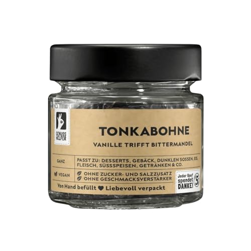 Bremer Gewürzhandel Tonkabohnen, ganz, lecker für exotische Gerichte und süße Speisen, 30g im Glas Bremer Gewürzhandel Tonkabohnen, ganz, lecker für exotische Gerichte und süße Speisen, 30g im Glas von Bremer-Gewürzhandel Genuss leben.