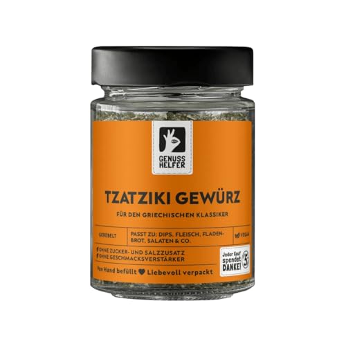 Bremer Gewürzhandel Tzatziki Gewürzmischung, gerebelt, leckeres Gewürz für authentisches Tzatziki, aromatisches Quark und Joghurt Gewürz, 60g im Glas Bremer Gewürzhandel Tzatziki Gewürzmischung, gerebelt, leckeres Gewürz für authentisches Tzatziki, aromatisches Quark und Joghurt Gewürz, 60g im Glas von Bremer-Gewürzhandel Genuss leben.
