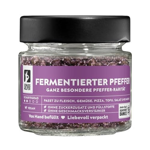 Bremer Gewürzhandel fermentierter Pfeffer, ganz, intensives Pfefferaroma, Pfeffer in Salz eingelegt für Salate und zum Kochen, 60g von Bremer-Gewürzhandel Genuss leben.