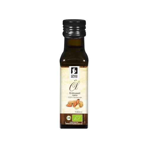 Bremer Gewürzhandel natives Erdnussöl BIO, kaltgepresst, Frittieröl, Speiseöl zum Kochen und für Dressings, 100ml von Bremer-Gewürzhandel Genuss leben.