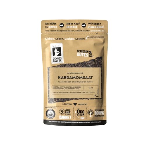 Bremer Gewürzhandel Kardamom Saat, ganz, ideal zum Backen, Kochen oder für Tee, 50g Bremer Gewürzhandel Kardamom Saat, ganz, ideal zum Backen, Kochen oder für Tee, 50g von Bremer-Gewürzhandel Genuss leben.