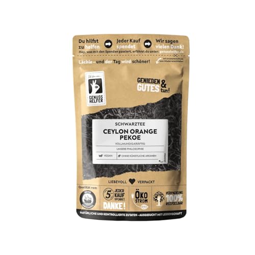 Bremer Gewürzhandel Ceylon Orange Pekoe, lose, exotischer schwarzer Tee mit blumigem Aroma und angenehm holziger Note, 5 x 100g Bremer Gewürzhandel Ceylon Orange Pekoe, lose, exotischer schwarzer Tee mit blumigem Aroma und angenehm holziger Note, 5 x 100g von Bremer-Gewürzhandel Genuss leben.
