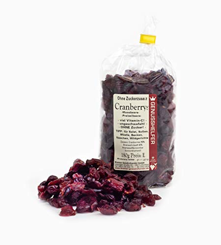 Bremer Gewürzhandel Cranberries, getrocknet, aromatische Früchte mit Ananasdicksaft, 180g von Bremer-Gewürzhandel Genuss leben.
