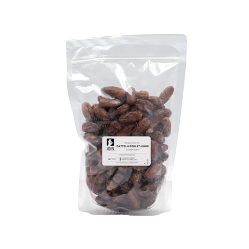 Bremer Gewürzhandel Datteln Deglet Nour, getrocknet, entsteint, ungezuckert & unbehandelt, zum Naschen, Backen, Kochen oder für Müsli, 1kg Bremer Gewürzhandel Datteln Deglet Nour, getrocknet, entsteint, ungezuckert & unbehandelt, zum Naschen, Backen, Kochen oder für Müsli, 1kg von Bremer-Gewürzhandel Genuss leben.