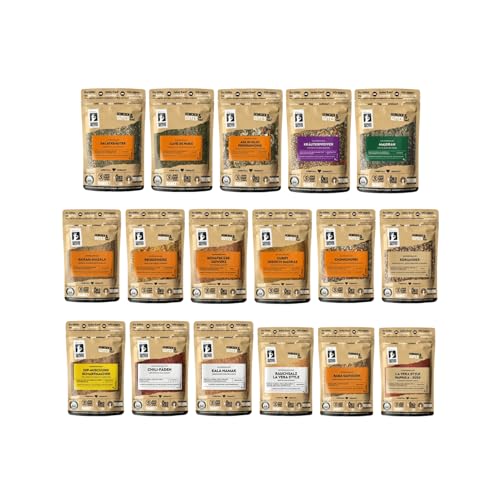Bremer Gewürzhandel Genuss-Set Veggie-Box Deluxe, 18-tlg., Gewürze Box, vegetarische Gewürze Set, Geschenkset, 1575g Bremer Gewürzhandel Genuss-Set Veggie-Box Deluxe, 18-tlg., Gewürze Box, vegetarische Gewürze Set, Geschenkset, 1575g von Bremer-Gewürzhandel Genuss leben.