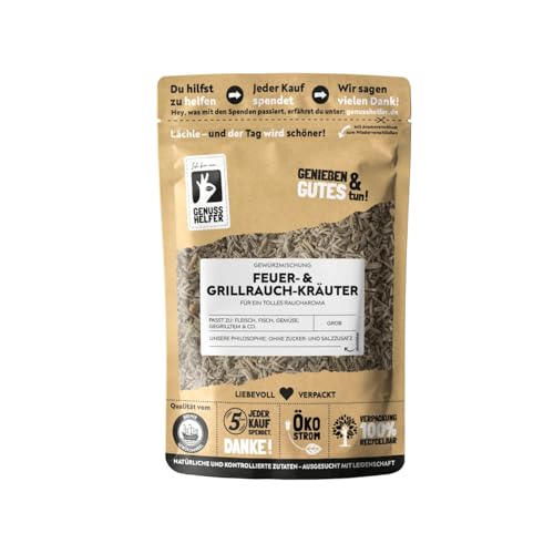 Bremer Gewürzhandel Feuer- & Grillrauchkräuter Gewürzmischung, gerebelt, BBQ-Gewürz zum Räuchern von Grillfleisch, Feuerkräuter für den Grill oder Smoker, 10 x 100g Bremer Gewürzhandel Feuer- & Grillrauchkräuter Gewürzmischung, gerebelt, BBQ-Gewürz zum Räuchern von Grillfleisch, Feuerkräuter für den Grill oder Smoker, 10 x 100g von Bremer-Gewürzhandel Genuss leben.